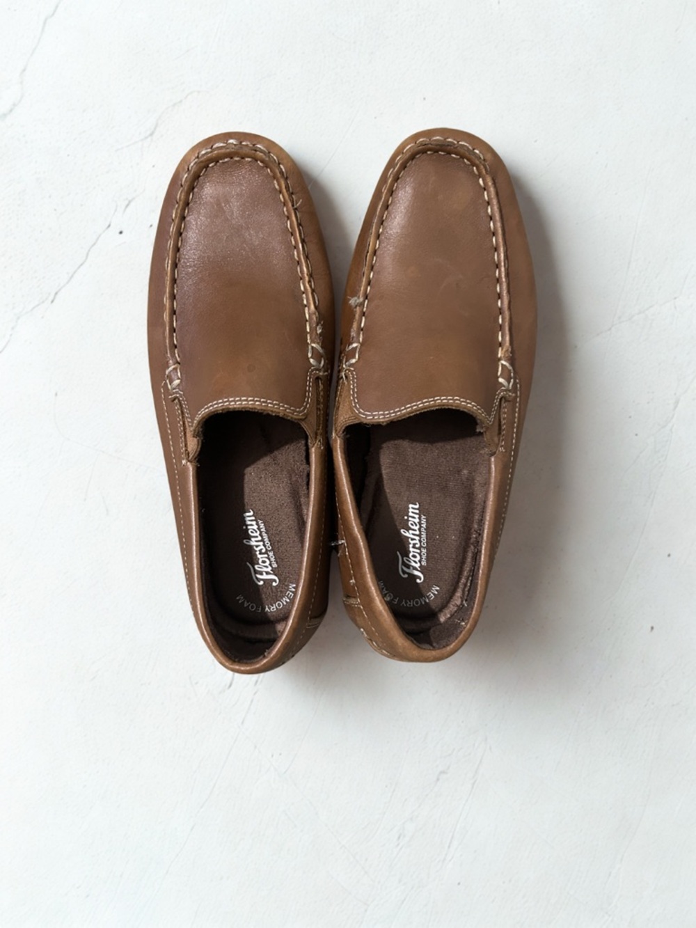 Florsheim Boy’s 5 Brown Leather Slip-On Loafers